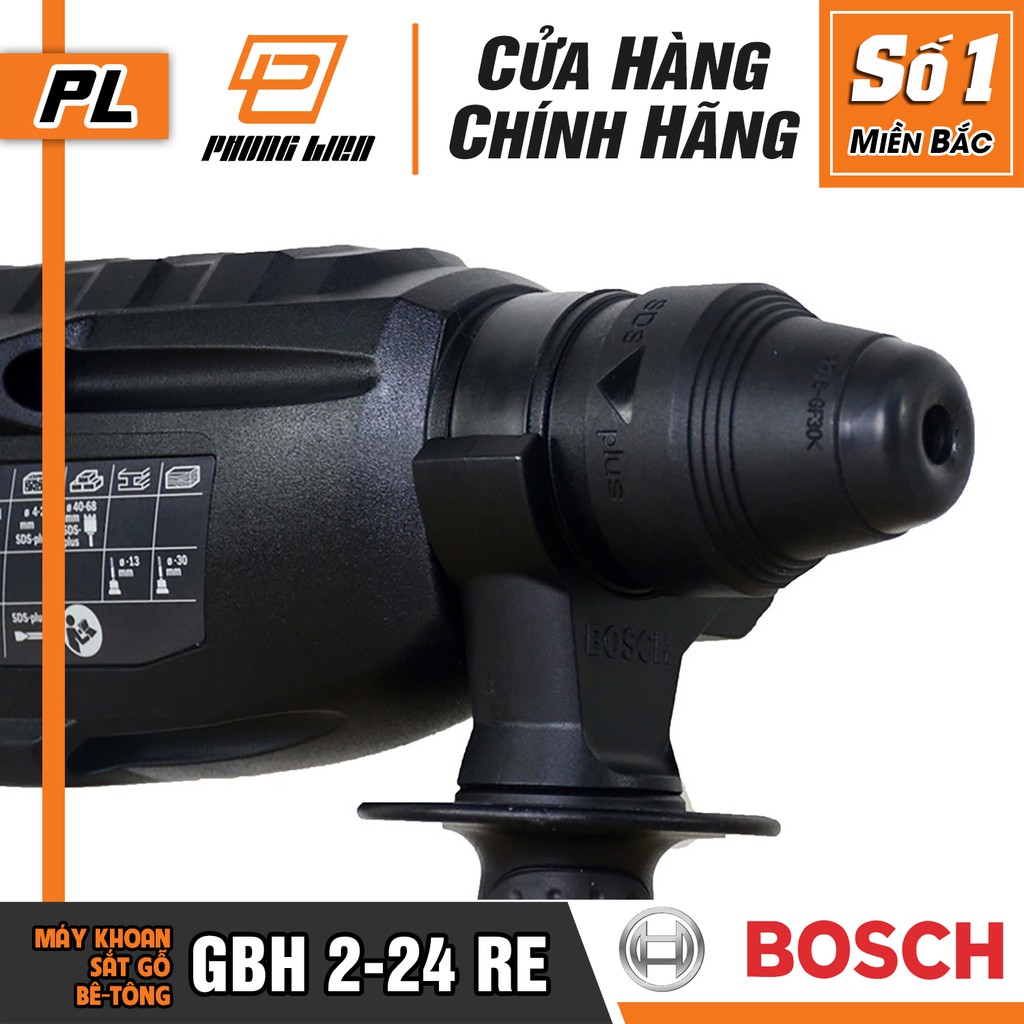 [Chính Hãng] Máy Khoan Búa Bosch GBH 2-24 RE (24MM-790W) - Chuyên Khoan Bê Tông