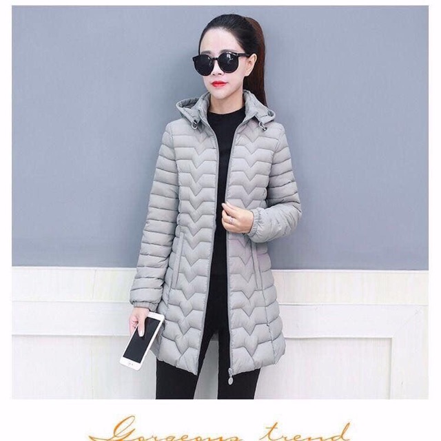 Áo khoác phao dáng lửng