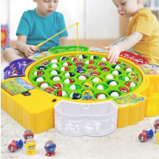 Bộ đồ chơi câu cá pin 45 con size lớn