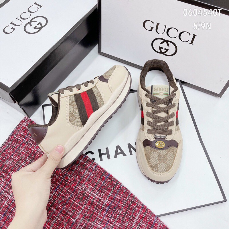 [MUA 1 TẶNG 1] Giày gucci hot 2021 phong cách Hàn quốc [HÌNH THẬT+Feeback +tặng vớ] 🔥🔥🔥🔥