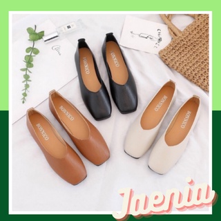 Giày búp bê nữ giá rẻ đẹp đế thấp Hàn Quốc cao cấp JAENIA G005