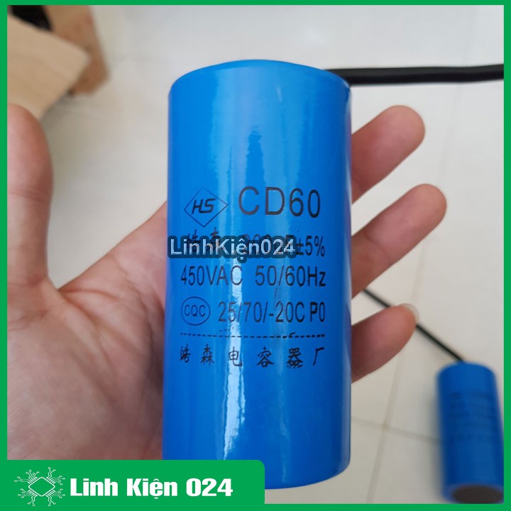 Tụ Điện LC CD60 450V - Xanh Dương