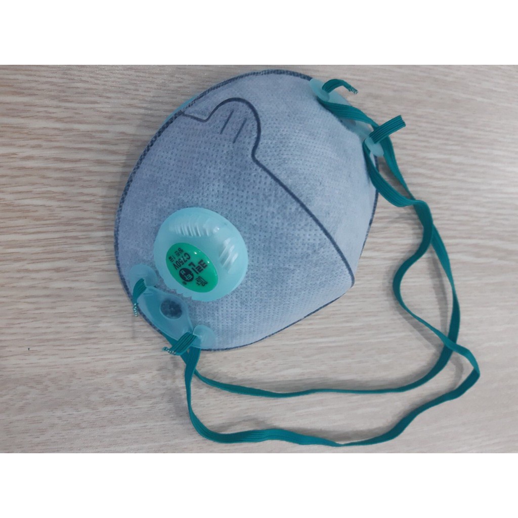Khẩu trang DOBU C750V hàn quốc lọc bụi chống độc có van | BigBuy360 - bigbuy360.vn
