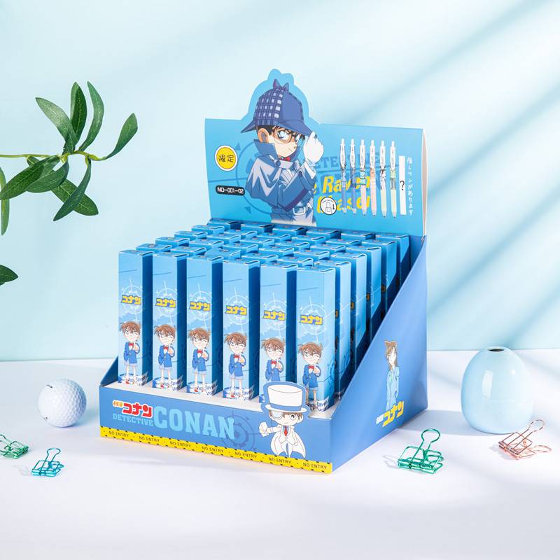 Phát hiện mô hình mới Thám tử Conan Limited Box bất ngờ Bút trung tính Bút stem Sinh viên Phim hoạt hình Bút nước Văn phòng phẩm