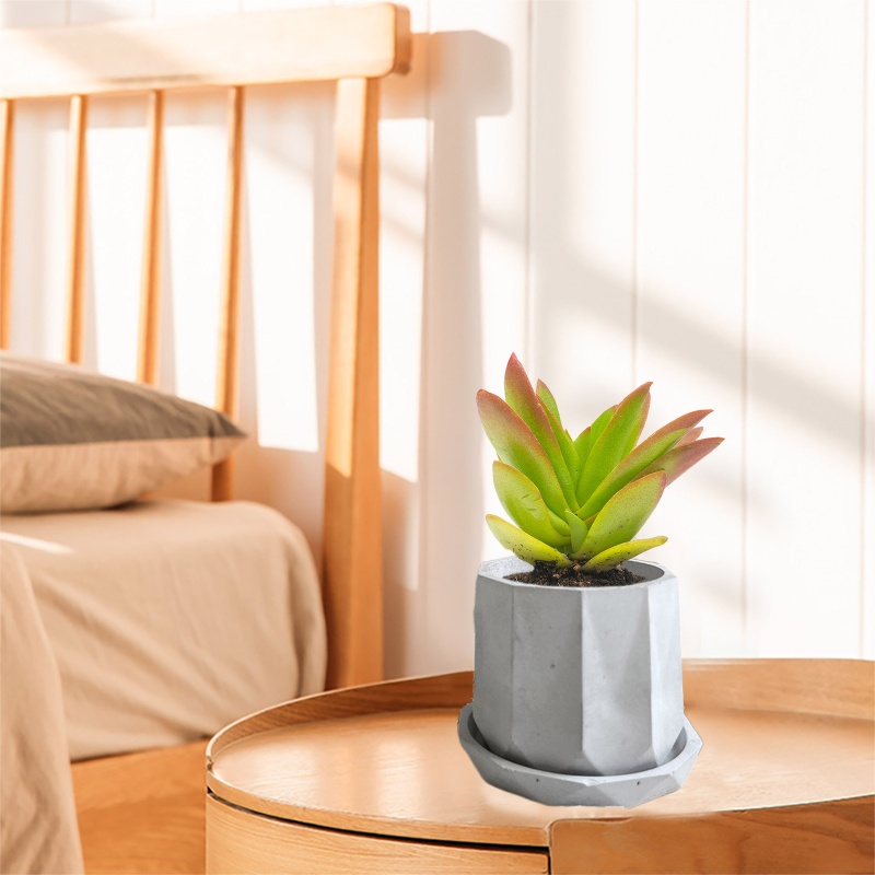 Khuôn Silicone Làm Chậu Hoa Hình Lục Giác