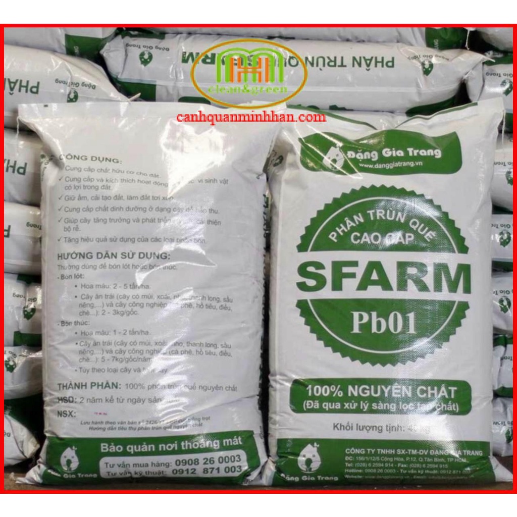 5 KG Phân trùn quế Sfarm bón rau sạch và trồng cây cảnh