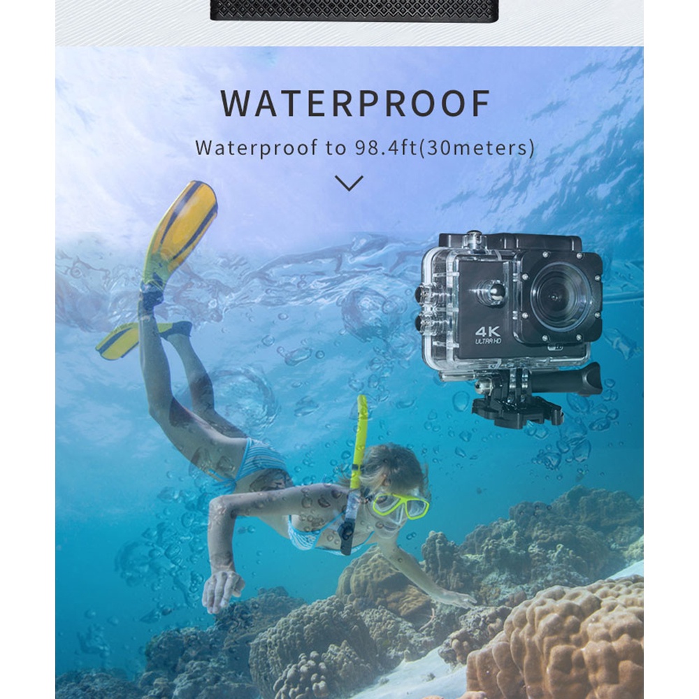 Camera hành trình, Camera hành trình 4k chống rung Ultra HD DV, Hỗ trợ kết nối Wifi, Chống nước, Chống rung- BEST SELLER | BigBuy360 - bigbuy360.vn