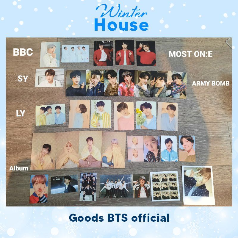 Tổng hợp mini card ảnh chính thức BTS