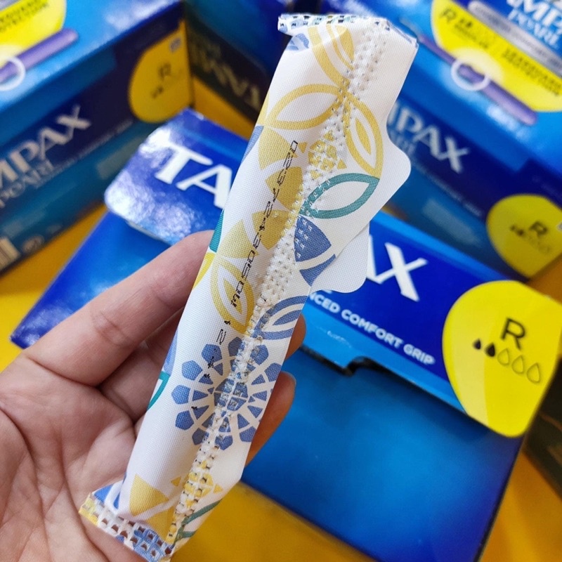 Băng Vệ Sinh Tampon Dạng Ống Các Size - Regular - Super - Super Plus | Tampon Tampax Pearl