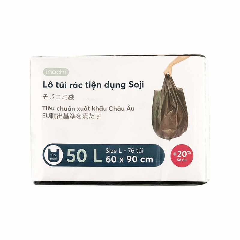 [VIP] [Inochi] Lô túi rác tiện dụng SOJI 4 x 50L