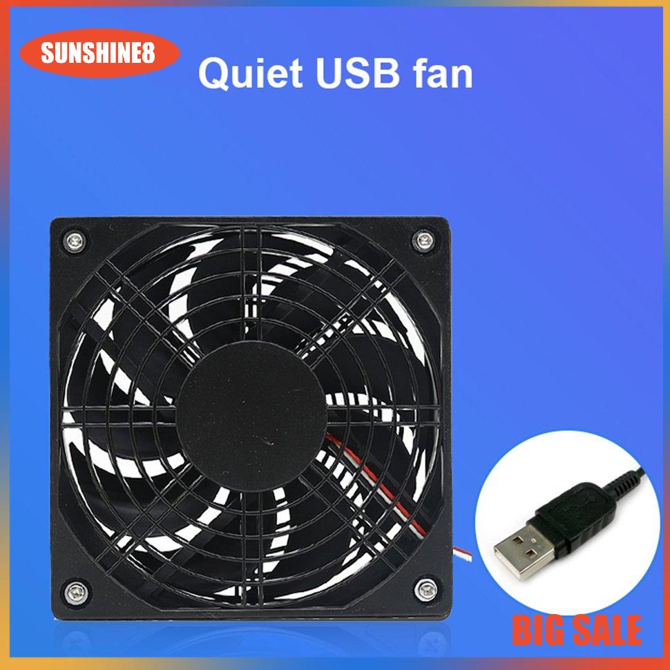 【SUN】Bộ định tuyến làm mát quạt im lặng cho thùng máy tính Máy khai thác giàn lạnh Quạt làm mát CPU