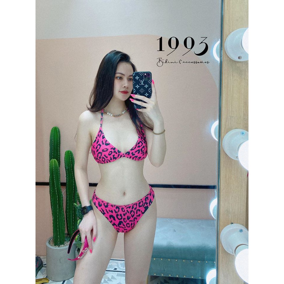 Bikini 2 mảnh da báo hottrend Đồ bơi nữ sexy quyến rũ