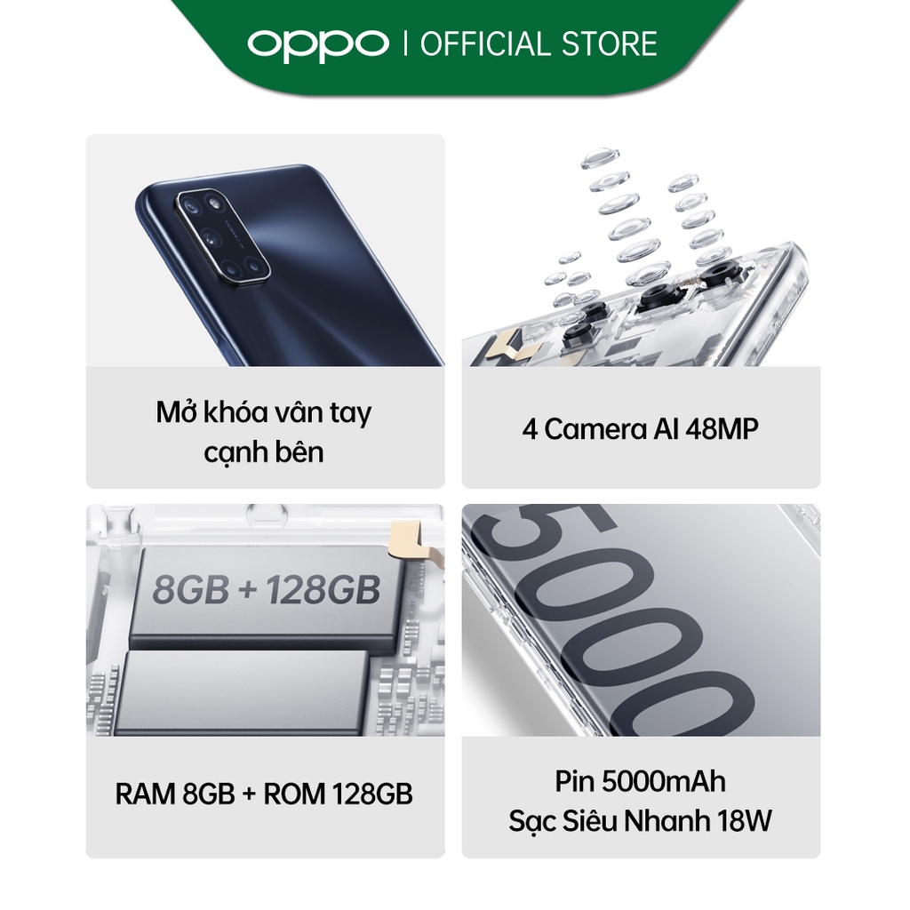 Điện Thoại OPPO A92 (8GB/128GB) - Hàng Chính Hãng