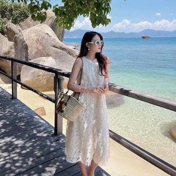 Đầm Bầu Váy Bầu Dự Tiệc Dáng Dài Mùa Hè Sang Chảnh Thiết Kế 2 Dây Đẹp Cao Cấp HD1609 Honey Mommy