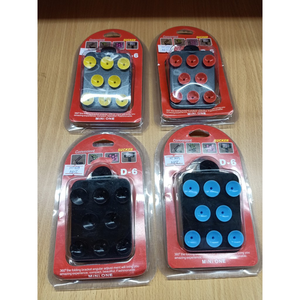 Kệ Dựng Điện Thoại D-6/Xoay 360/Lực Hút Cực Mạnh Trên Mọi Bề Mặt Nhẵn_HTY699 [18x10x5]