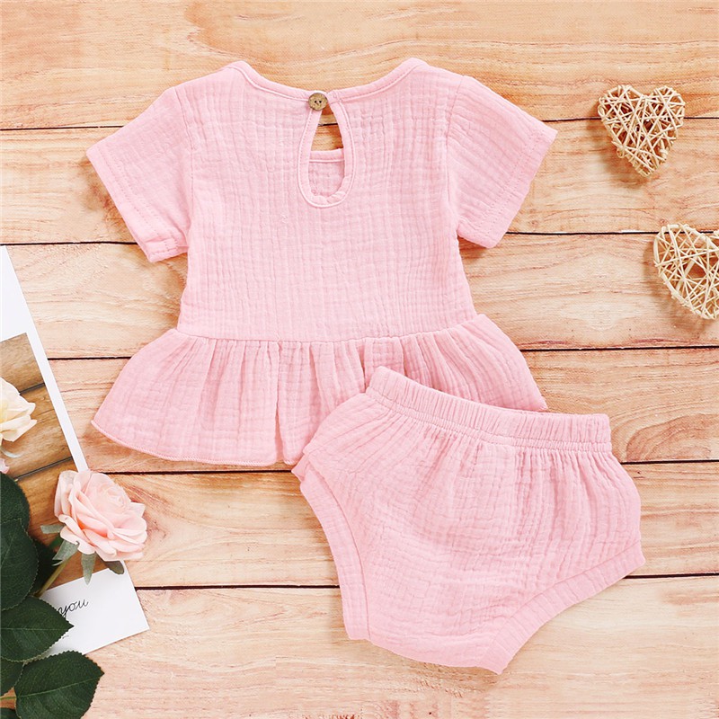 Mikrdoo Áo Thun Và Quần Short Cho Bé