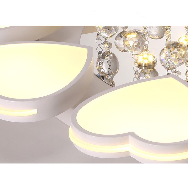 Đèn Ốp Trần Trang Trí - Đèn Trần Trang Trí Phòng Khách Gồm 3 Chế Độ Ánh Sáng Có Điều Khiển Từ Xa AB4