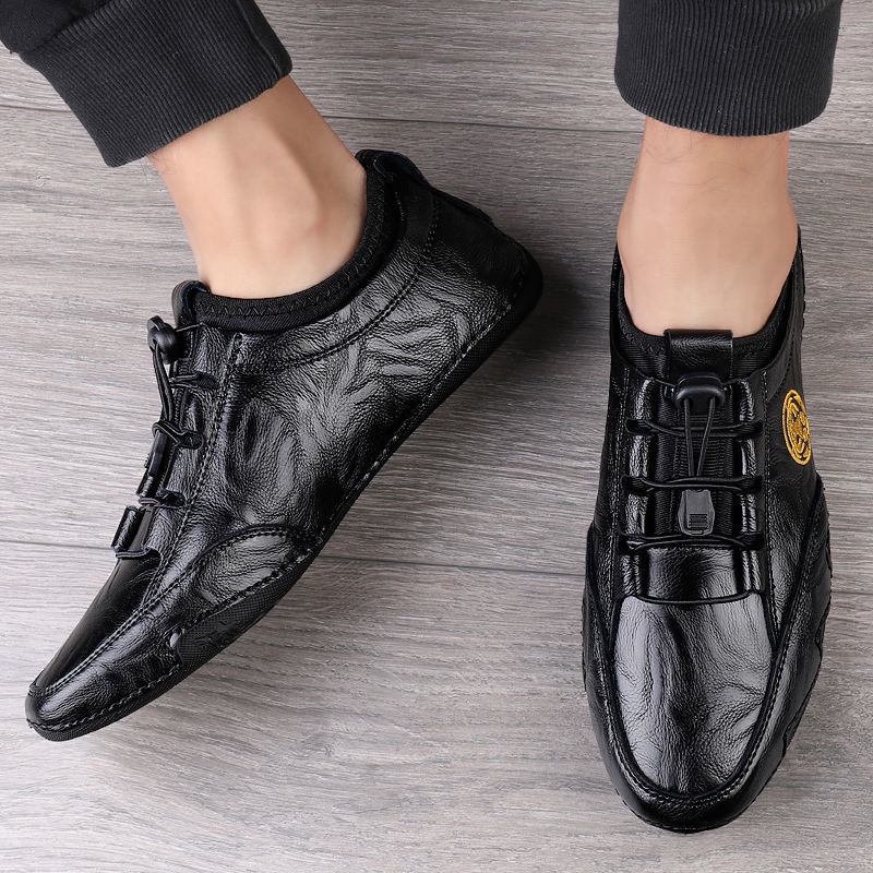 Giày da mềm thoáng khí thời trang cho nam