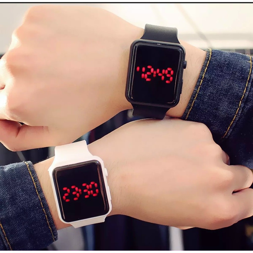 𝗫𝗔̉ 𝗞𝗛𝗢 đồng hồ led watch xem ngày giờ siêu cute