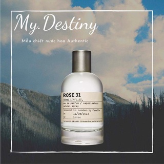 Mẫu thử nước hoa le labo rose 31