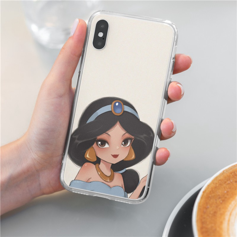 Ốp Điện Thoại Mềm Hình Công Chúa Disney As02 Cho Samsung Galaxy S20 S10 Plus S9 Plus S8 Plus S20 Ultra S10 E