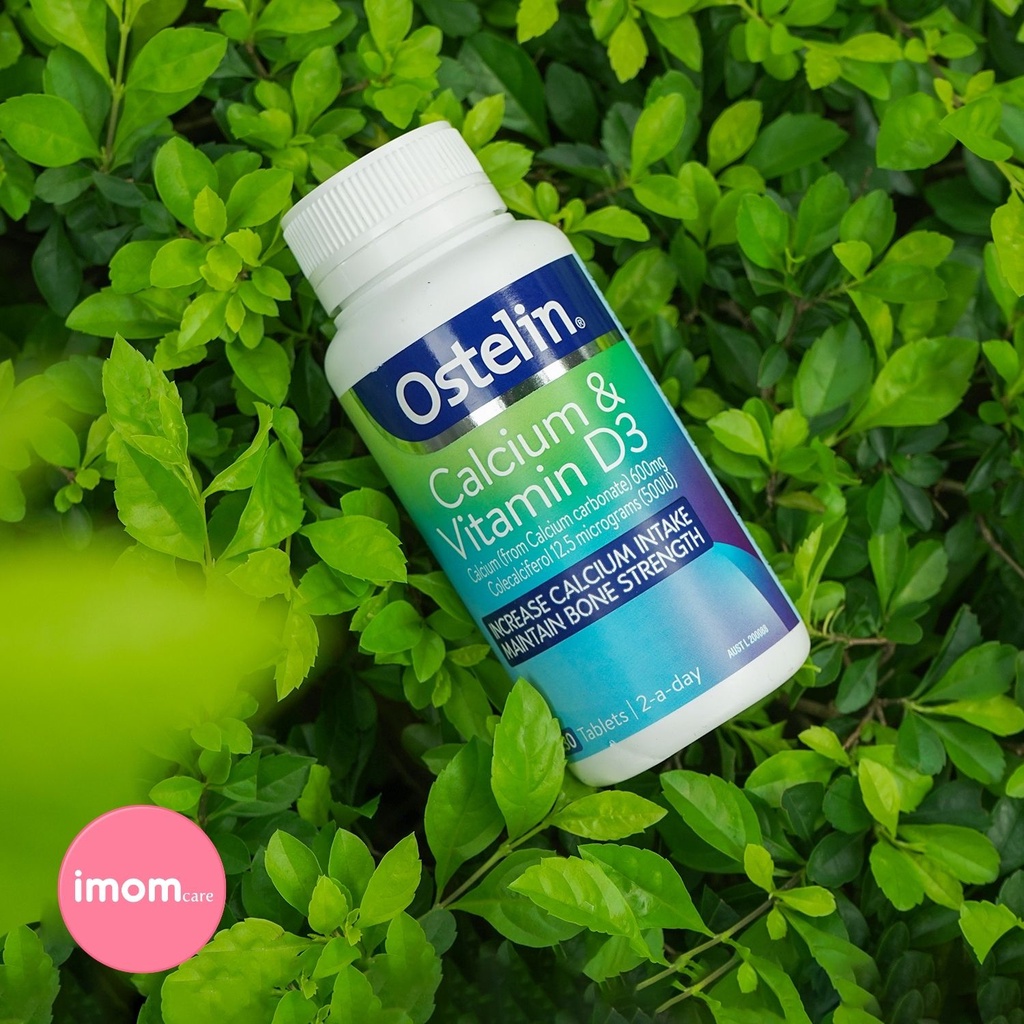 Canxi bầu Ostelin Úc 130 viên - Bổ sung Calcium &amp; Vitamin D3 cho mẹ bầu - OST130