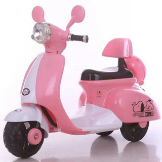 Xe máy điện trẻ em Vespa cổ 3279 có nhạc đèn