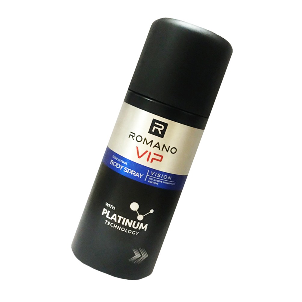 Xịt Ngăn Mùi Nước Hoa Cao Cấp Romano Vip Vision-Passion 150ml/chai