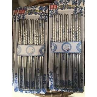 Bộ 5 đôi đủa Inox cao cấp