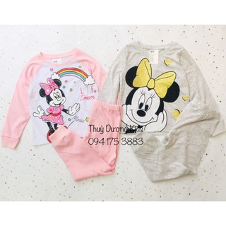 Bộ HM xuất họa tiết minnie cho bé gái 1,5-6y