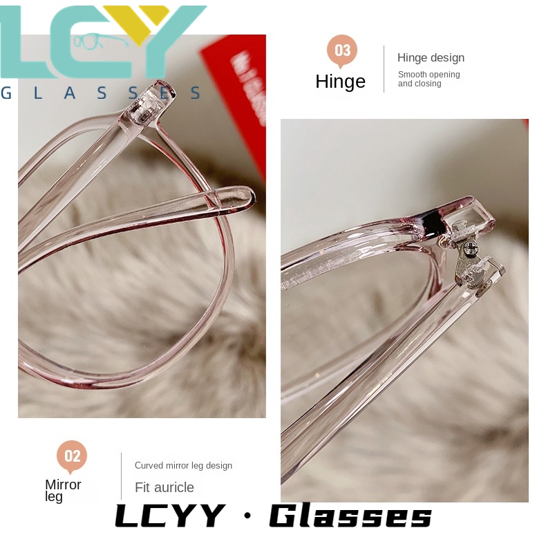 Mắt Kính Chống Ánh Sáng Xanh TR90 Thời Trang Mới Cho Nữ # 0°-4.0° Spot / 21007