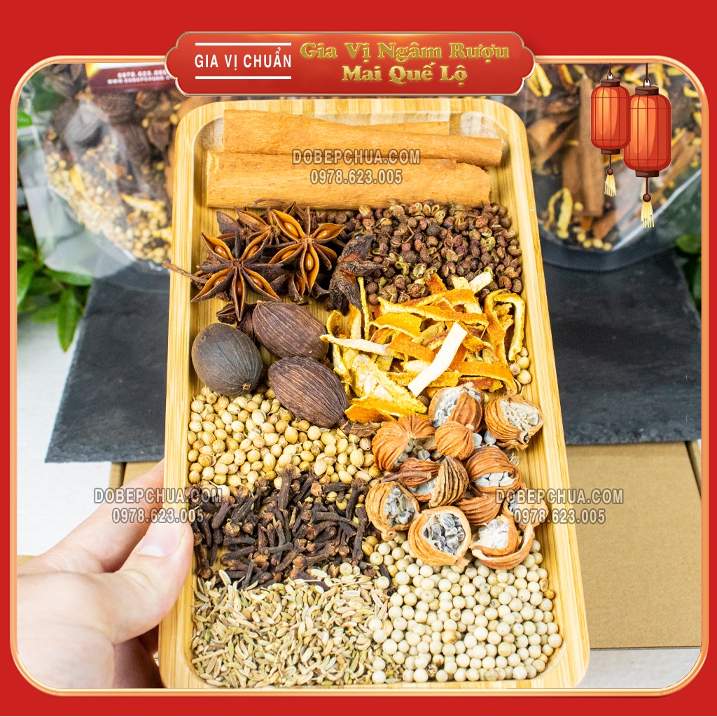 Nguyên Liệu Ngâm Rượu Mai Quế Lộ Chuẩn Vị Trung Hoa Thơm Ngon