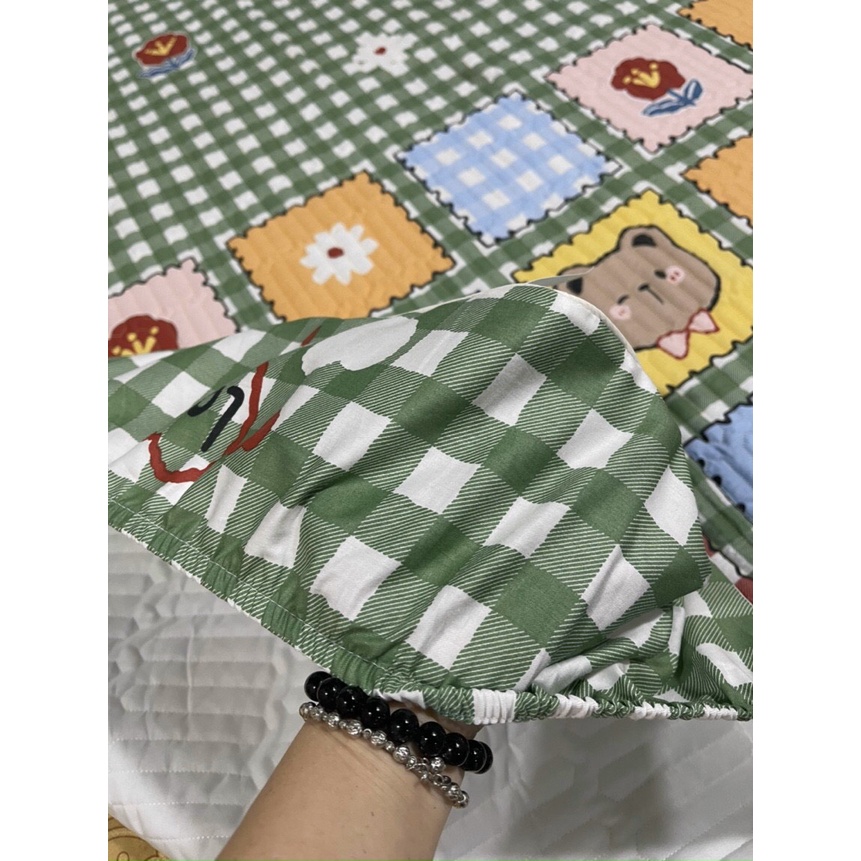 Sét ga gối chun trần bông chất liệu cotton 100% hàng đẹp loại 1 ( cập nhật mẫu liên tục)