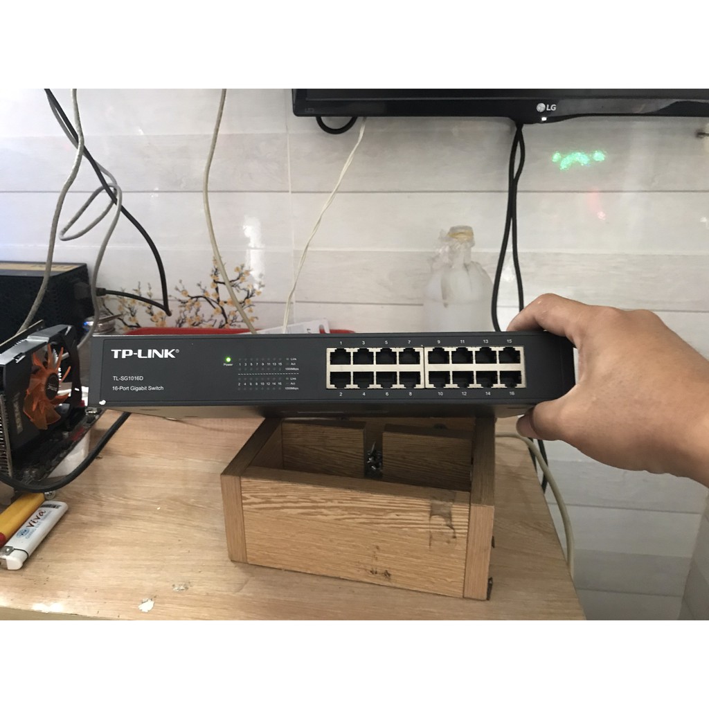 Switch 16/24 Port 1G TP-Link TL-SG1016D Chính Hãng, Chạy ổn định