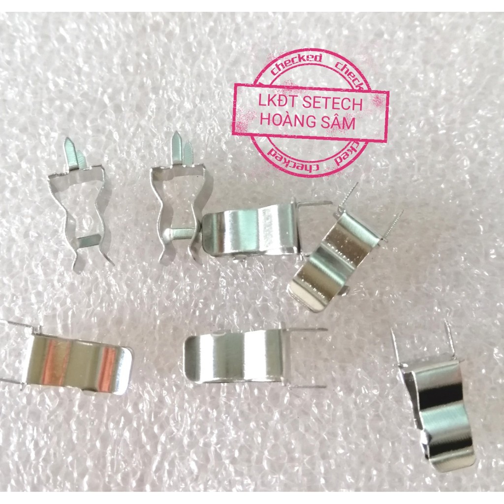 Đế  Kẹp cầu chì 5x20mm, chân cắm hàn gắn cầu chì ống, chụp silicon bảo vệ