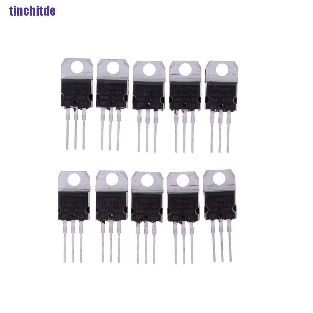 Set 10 Ic L7812Cv L7812 To-220 12V Chuyên Dụng