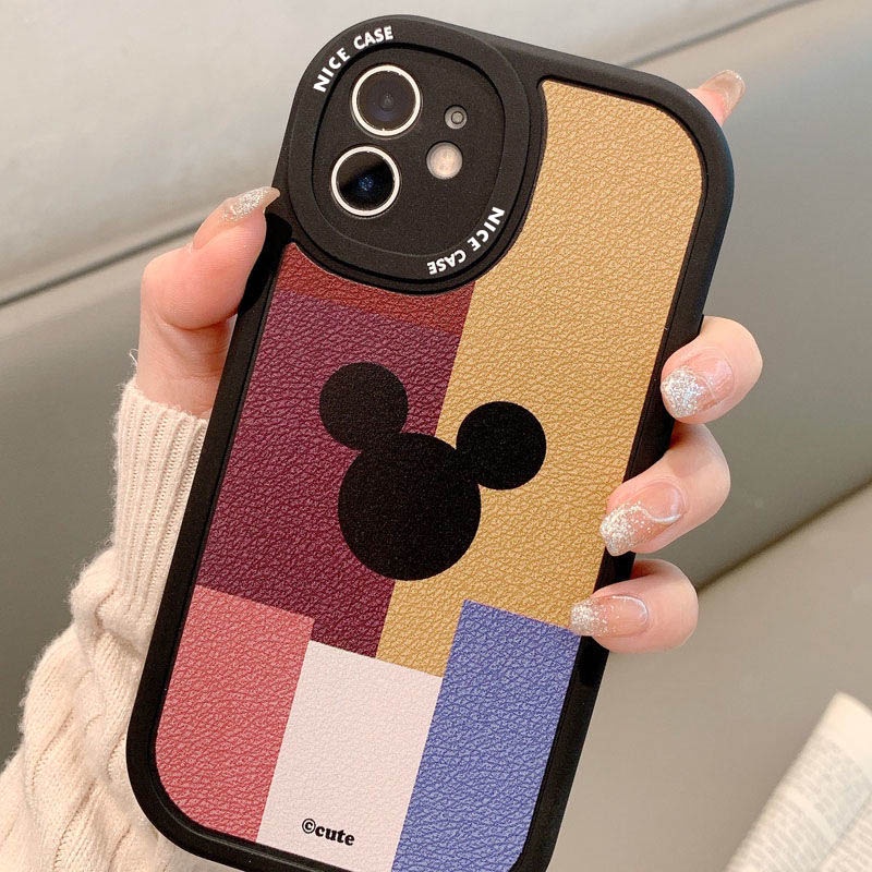 Ốp Điện Thoại Hình Chuột Máy Ảnh Cho IPhone 12 13 11 Pro Max X Xs Max Xr 7 8 Plus Fes1
