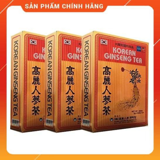 Trà Hồng Sâm Hàn Quốc Cao Cấp Buleebang, Hộp 100 gói