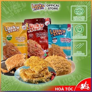 [SALE 50%] - COMBO 9 Gói Cơm Cháy Chà Bông Sài Gòn Vị Phô Mai, Cay, Truyền Thống - LUCKY STAR