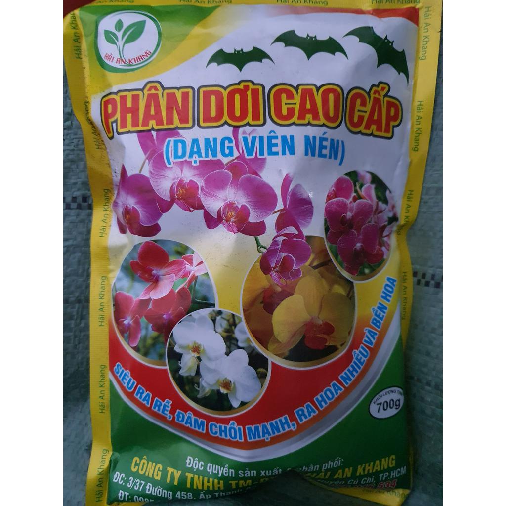 [ Hàng Hot ] Phân Dơi Cao Cấp Dạng Viên Nén 700g - Chuyên Dùng .Cho Hoa Lan Hoa Hồng Cây Kiểng