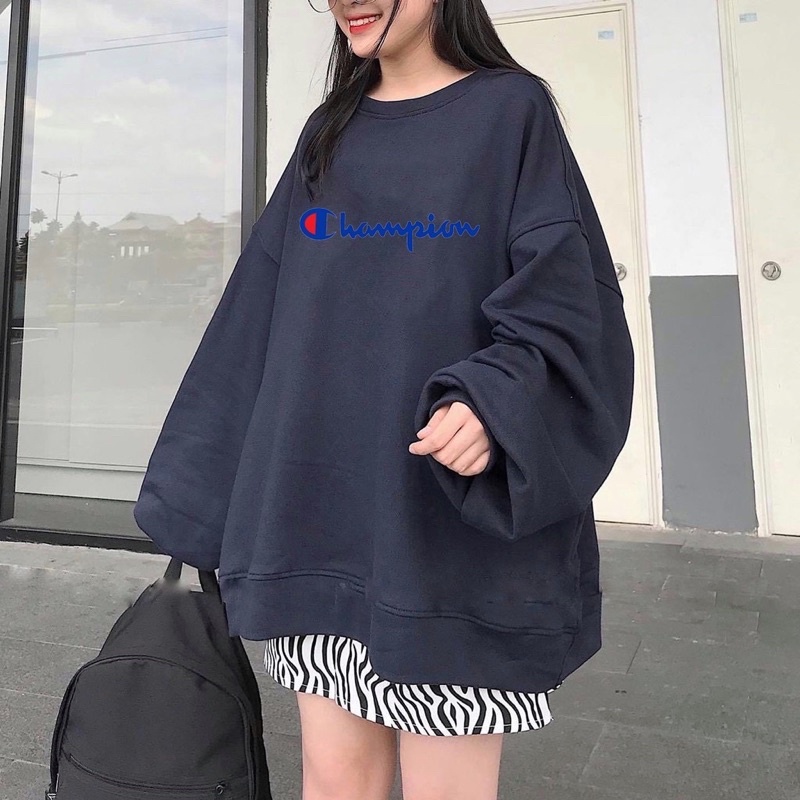 [ RẺ VÔ ĐỊCH ] Áo Sweater Nỉ In Chữ Ngực Nhiều Màu Unisex - Áo Đôi, Áo Nỉ Nữ Form Rộng