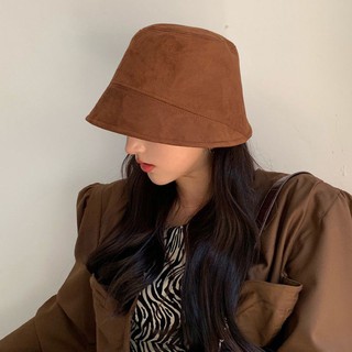 Mũ bucket da lộn thời trang xịn sò