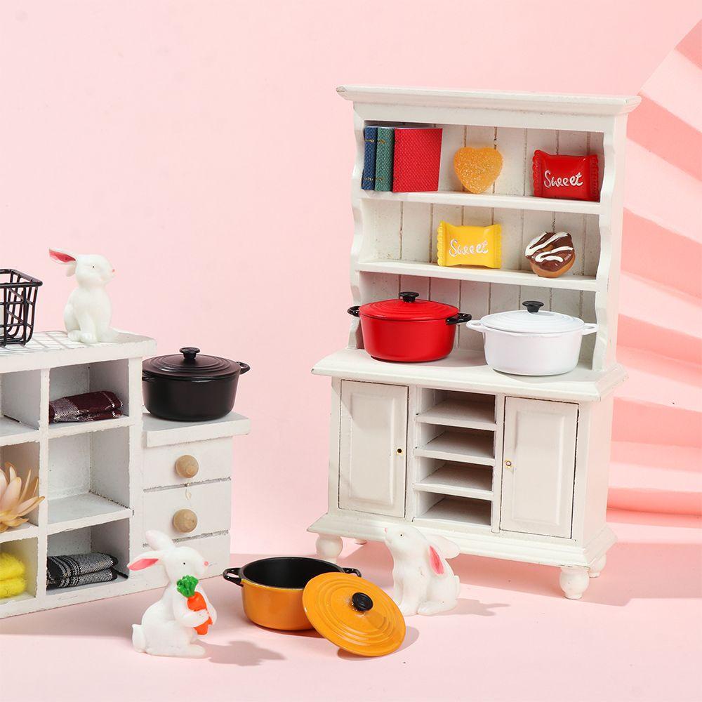 RAINBOW Mô Hình Nồi Súp Mini Tỉ Lệ 1: 12 Trang Trí Nhà Cửa