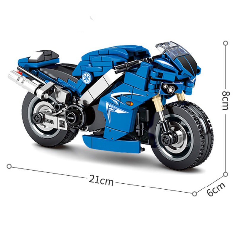 Bộ đồ chơi lắp ráp Siêu xe đua chất liệu nhựa ABS an toàn