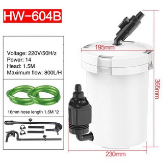 Lọc thùng SUNSUN HW-604B cho bể cá cảnh, thủy sinh