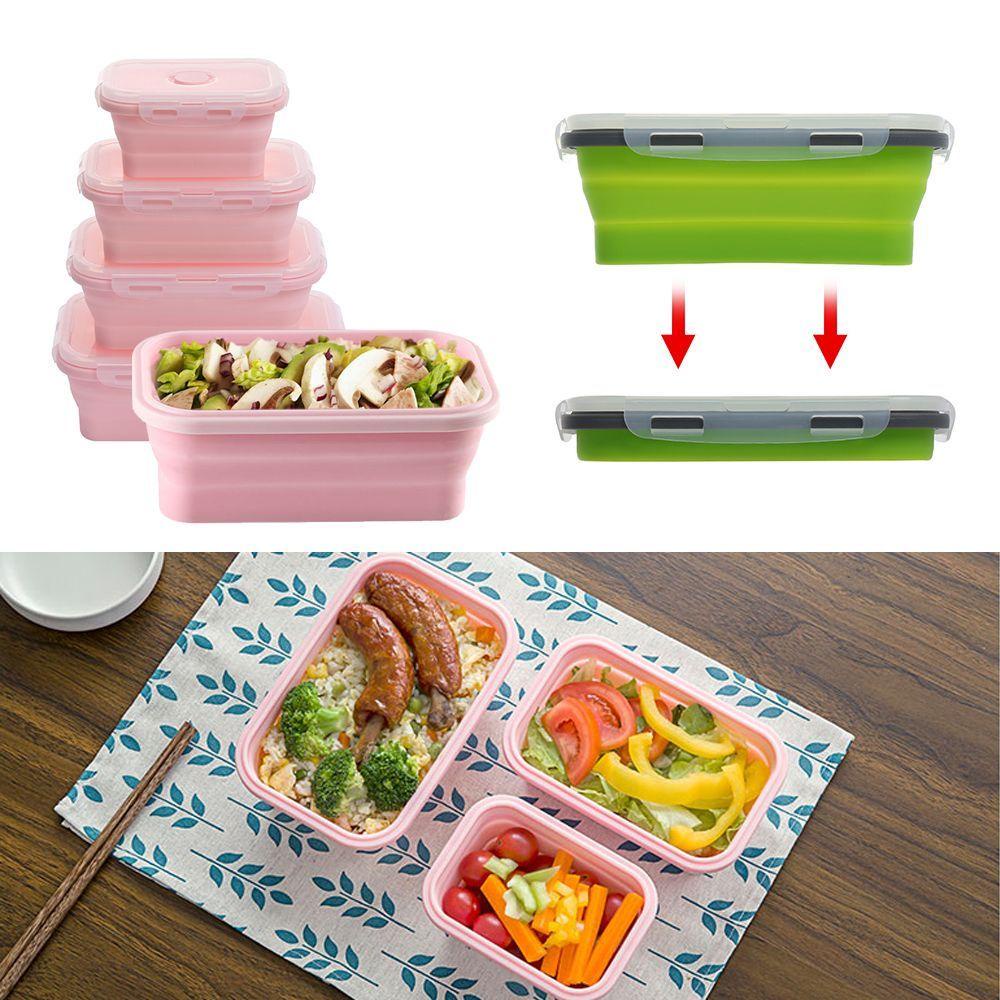 Hộp Đựng Thức Ăn Bằng Silicone Thân Thiện Với Môi Trường