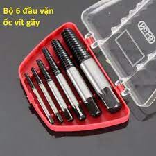 Bộ mũi vít nhổ ốc gãy, bộ tháo bu lông ốc vít trờn ren R'DEER Kapusi, mũi vặn ốc vít hư, tháo vít gãy toét chuyên nghiệp