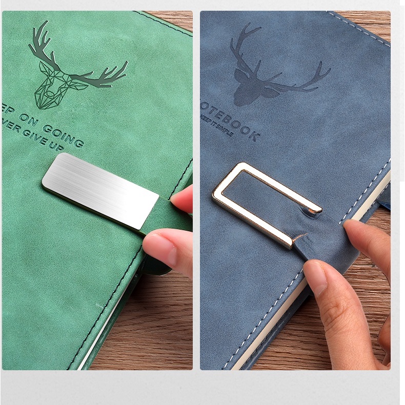 Sổ bìa da cừu logo KEEP ON GOING Supper Leather Notebook