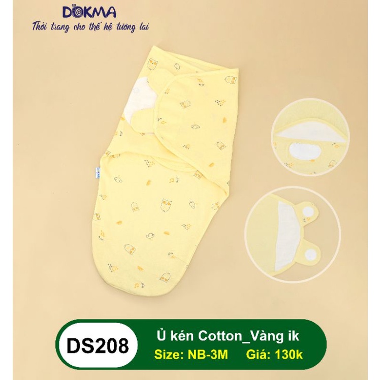 [ Chính Hãng] Ủ kén cotton cho bé Dokma