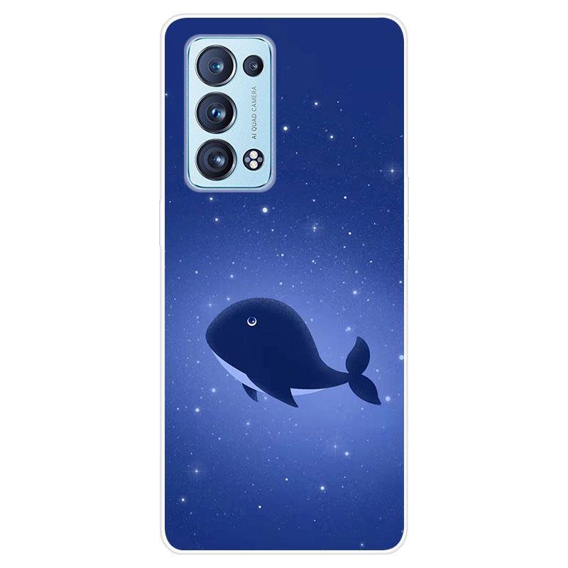 Ốp điện thoại TPU dẻo họa tiết hoạt hình dễ thương cho OPPO RENO6 PRO 5G OPPO RENO 6PRO 5G